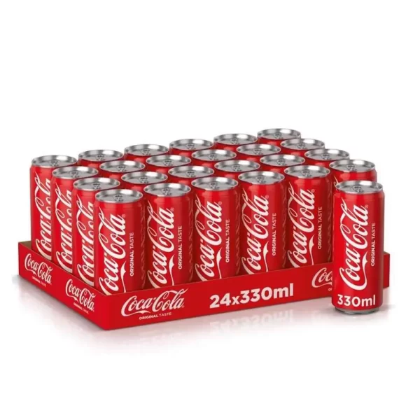 Coca Cola (Coke) Soft Drink 390ml x24 Bottle - Image 3