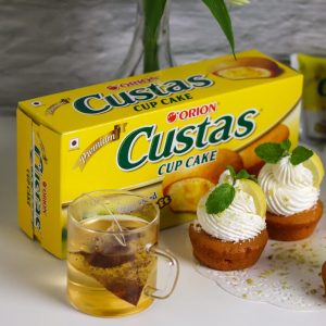 Custas Soft Cake Box 141g Milk Cream x 6 Boxes