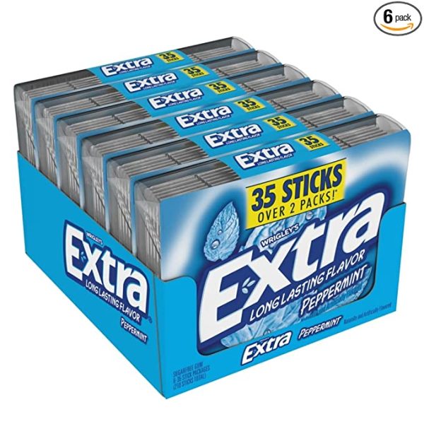 Extra Chewing Gum Sheet 11g Sugar Free Peppermint - Image 3