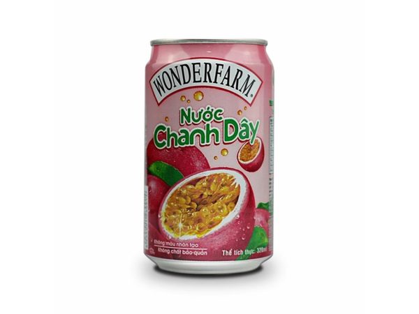 Wonderfarm Passion Fruit Juice 310ml x 24 Cans