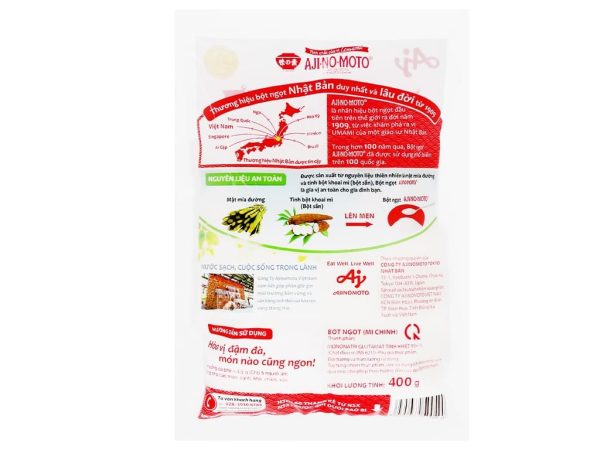 Ajinomoto Seasoning Bag 400g MSG x24