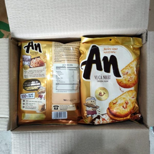 Orion An Rice Cracker Japanese Fish Flavor 100.8g x 10 Bags - Image 3