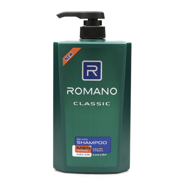 Romano Shampoo Bottle 650ml Attitude Deluxe Pro - Image 2
