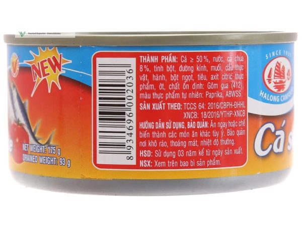 Ha Long Tuna Fish In Tomato Sauce Canned Food 175g - Image 2