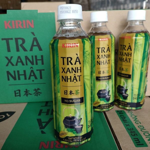 Kirin Japanese Green Tea No Sugar 345ml x 24 Bottles - Image 3