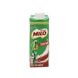 Milo UHT Chocolate Milk 210g Low Sugar Screw Cap