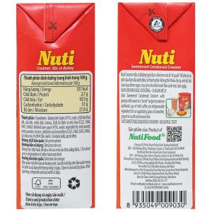 Nuti Condensed Milk Box 1.28kg Red