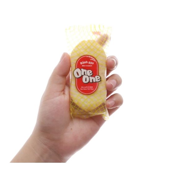 One One Rice Cracker Bag 150g BBQ Beef Steak Flavour - Image 3