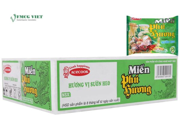 Phu Huong Instant Vermicelli Bag 58g Beef Pork x24 - Image 5