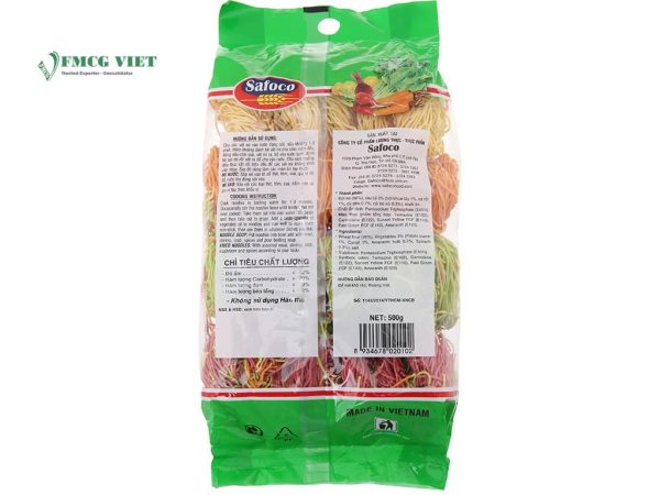 Safoco Noodles Bag 500g Vegetable Small - Image 3