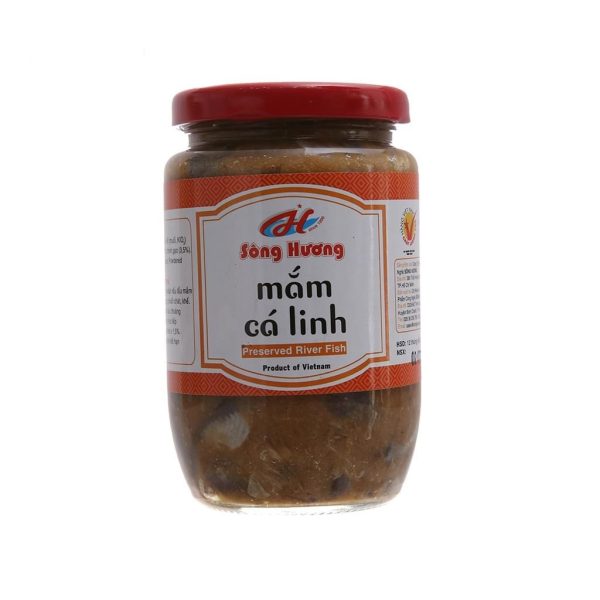 Song Huong Salted Fish Jar 400g Linh Fish x24