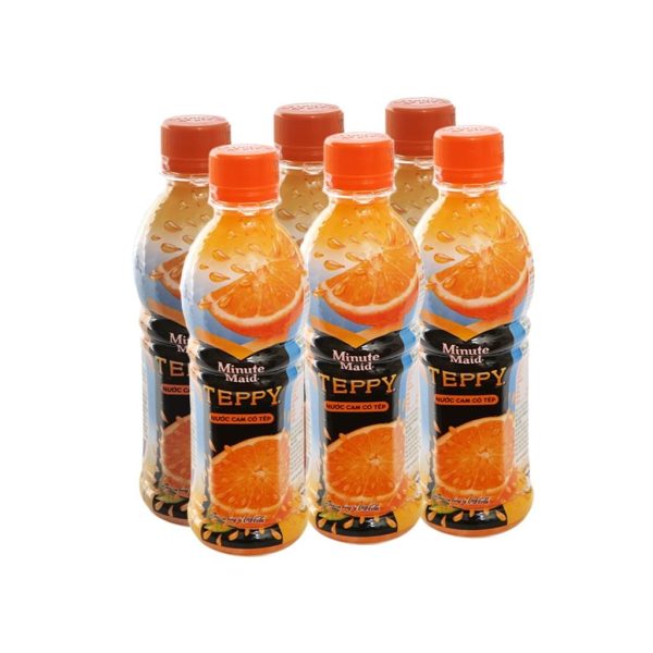 Teppy Juice Drinks Bottle 327ml Orange - Image 3