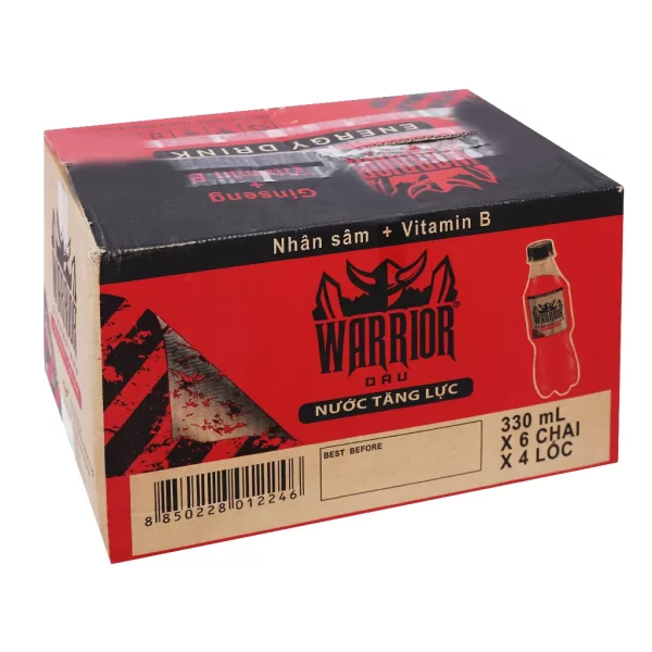 Warrior Energy Drink Bottle 330ml x24pcs Grape - Image 2