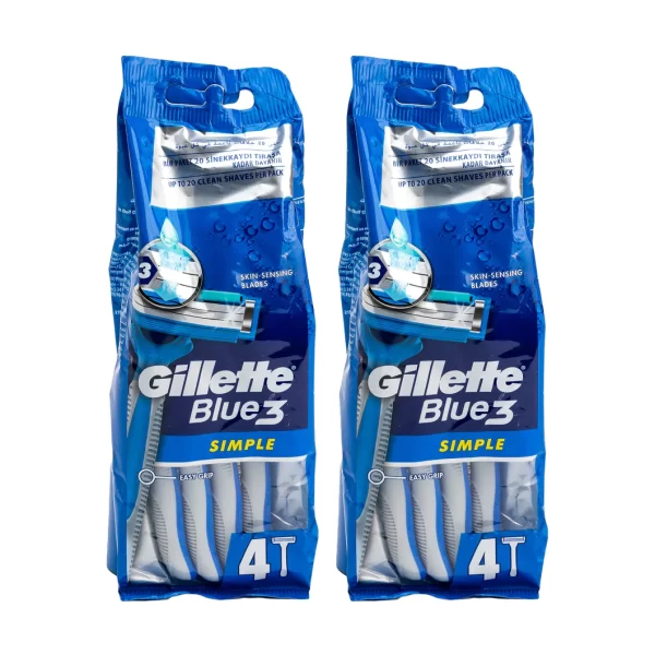 Gilletle Blue 3 Razor Pack 4 - Image 2
