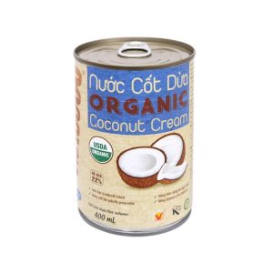 Vietcoco Coconut Milk Can 400ml Organic