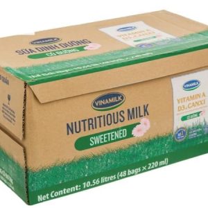Vinamilk UHT Sweeten Fresh Milk Bag 220ml