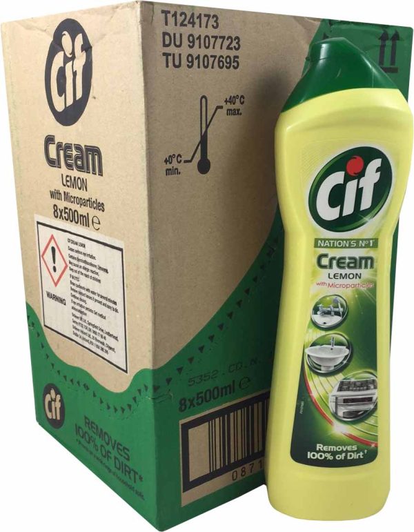 Cif Multi Purpose Cleaner Cream Lemon Bottle 690ml (VN) - Image 3
