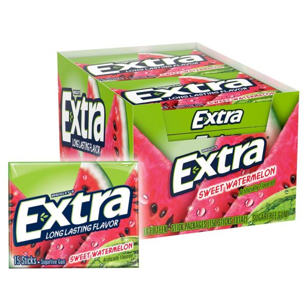 Extra Chewing Gum Sheet 11g Sugar Free Peppermint - Image 4