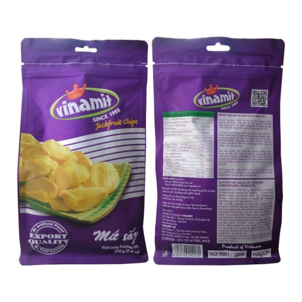 Vinamit Chips Bag 210g Jack Fruit Chip - Image 2