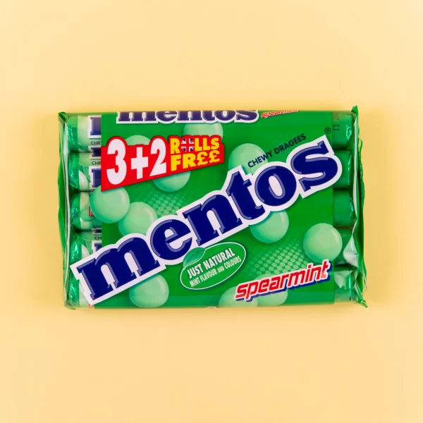 Mentos Chewy Candy Box 475.2g x16 Rolls Mint