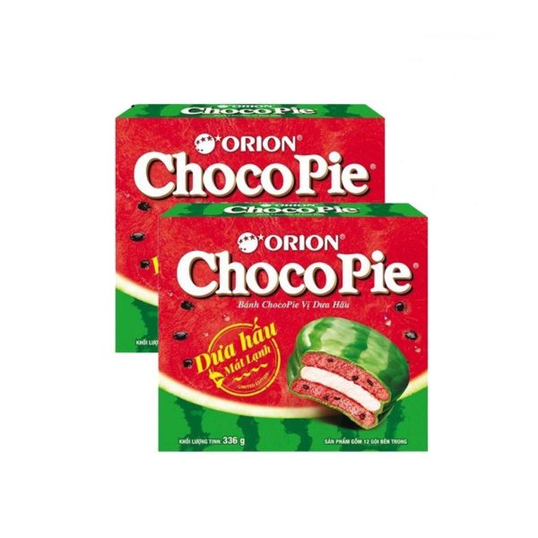 Orion Chocopie Watermelon Flavor 396g (33g X 12 Pack)