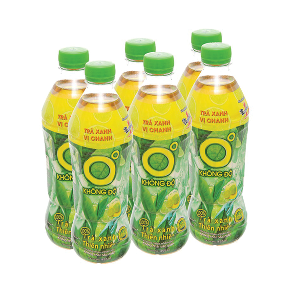 Khong Do Green Tea Bottle 455mlml Lemon Flavour x24 - Image 4