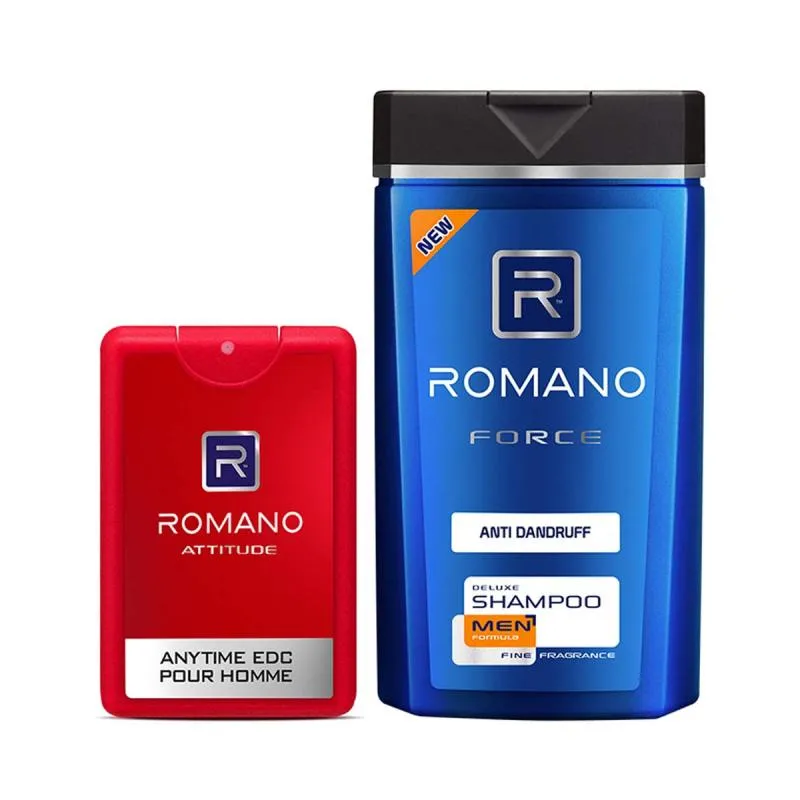 Romano Shampoo Bottle 650ml Attitude Deluxe Pro