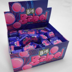 BIG BABOL CHEWING GUM FRUITY 238g x 18 cups