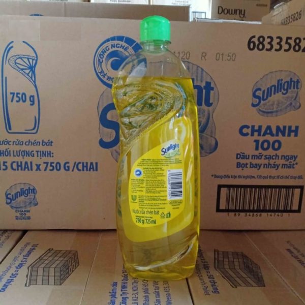 Sunlight Dishwashing Bottle 400g Caring Lemon(VN) - Image 4