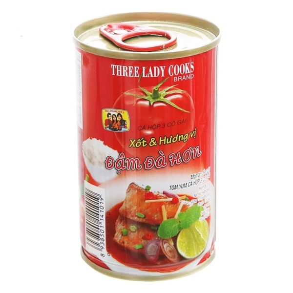 Three Ladies Canned Food 155g Cooks Sardines In Tomato Sauce - Image 2