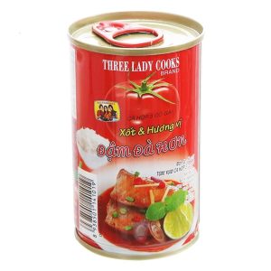 Three Ladies Canned Food 155g Cooks Sardines In Tomato Sauce