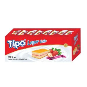Tipo Strawberry Cream Layer Cake 360g